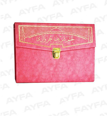 Rahle Boy 30 Cüz Kuran'ı Kerim Pembe Ayfa Yayınları