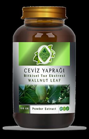 Ceviz Yaprağı Toz Ekstresi 100 gr Cam Kavanoz