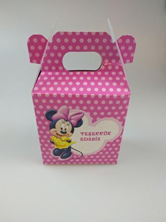 MİNNİE MOUSE KARE KAĞIT KUTU KATLAMALI
