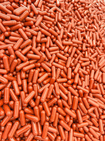 1000 Adet Kırmızı 1 Numara Boş Kapsül – Gıda ve İlaç Dolumu İçin Uygun