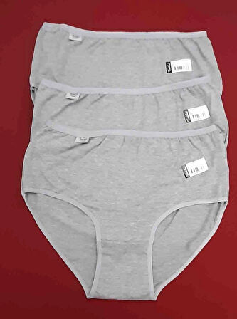Tutku Kadın Elastan Bato Külot Paket Içeriği 3 Adet  Beden 6(3XL)