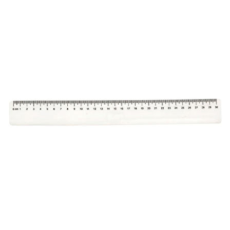Plastik Cetvel 30 Cm - 1 Adet