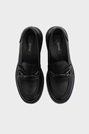 Kadın Tokalı Hakiki Deri  Casual Ayakkabı