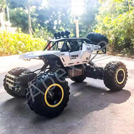 2.4GHz Uzaktan Kumandalı 1:12 Ölçek 7.4V Şarjlı 4x4 Off-Road Rock Crawler - Oyuncak Rc Arazi Aracı