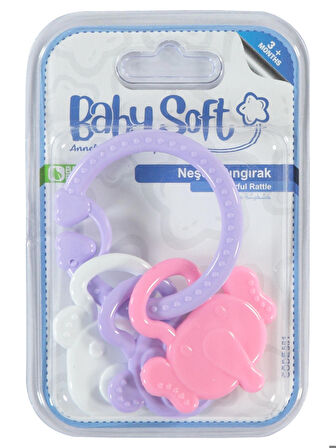 Baby Soft Neşeli Çıngırak Lila