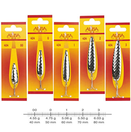 ALBA STAR 404  NO:00 GRİ ,DESENLİ LÜFER OLTA KAŞIĞI