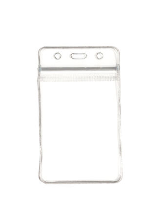Pvc Yaka Kartlığı Yaka Kartı Kılıfı Kart Koruyucu 7x11 cm - 5 Adet