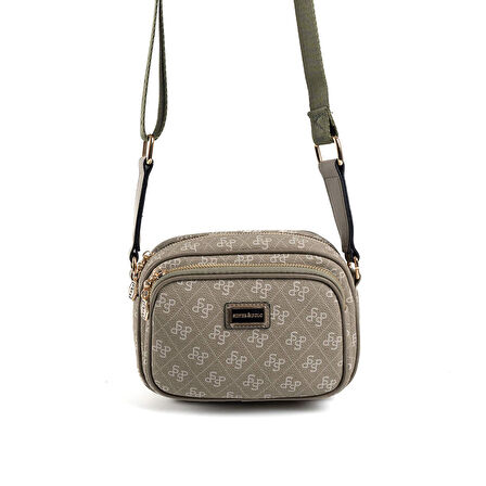 Silver Polo  Kadın Çapraz Çanta 1111-47903 SILVER POLO ÇAPRAZ BAYAN ÇANTASI M178 Y.YEŞİL-MAT Y.YEŞİL