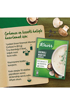 Knorr Kremalı Mantar Çorbası 63 gr X 6 Adet