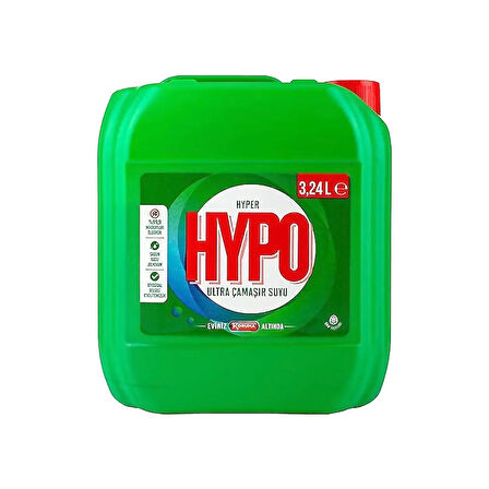Hypo Çamaşır Suyu 3,24 Lt Çam Ferahlığı ve Lavanta 2 li Set