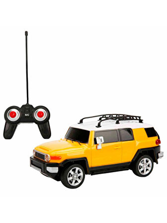 Suncon1:24 Toyota FJ Cruiser Işıklı Uzaktan Kumandalı Araba Sarı