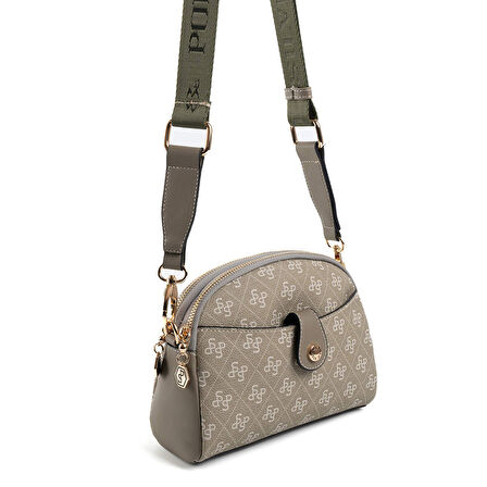 Silver Polo  Kadın Çapraz Çanta 1144-47918 SILVER POLO ÇAPRAZ BAYAN ÇANTASI M178 Y.YEŞİL-MAT Y.YEŞİL