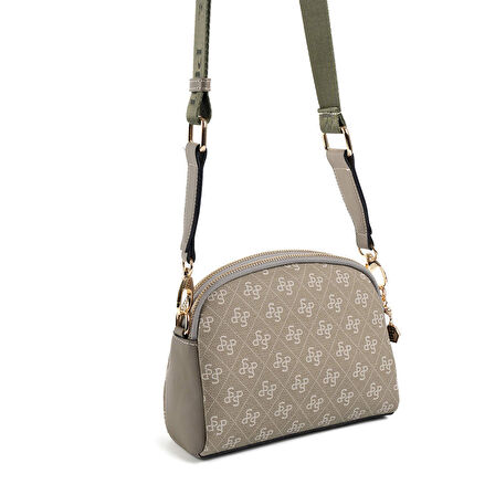 Silver Polo  Kadın Çapraz Çanta 1144-47918 SILVER POLO ÇAPRAZ BAYAN ÇANTASI M178 Y.YEŞİL-MAT Y.YEŞİL