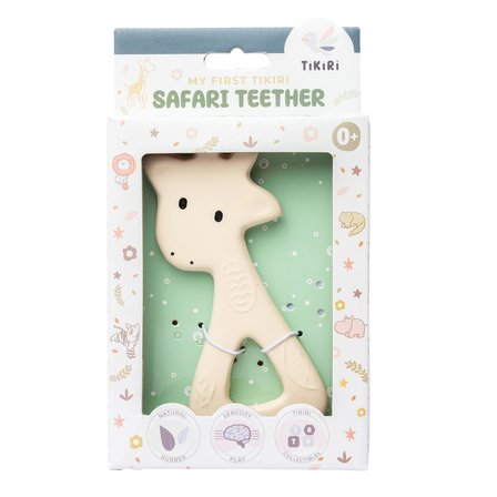 Tikiri Organik Kauçuk Diş Kaşıyıcı-Giraffe