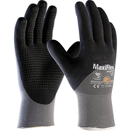 ATG MaxiFlex® Endurance™ 34-845 Dotlu Mekanik İş Eldiveni Takımı No:8