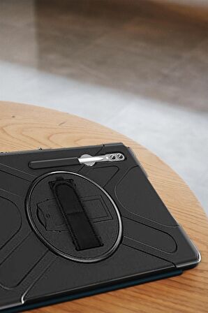 Galaxy Tab S8 Ultra Uyumlu Fuchsia Defender Silikon Tablet Kılıfı