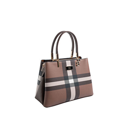 Silver Polo  Kadın Omuz Çantası 1098-47945 SILVER POLO Kadın ÇANTASI MK85 KOYU KAHVE-MAT KAHVE