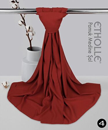 Alcanavm Etholle Pamuk Medine İpeği Şal