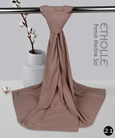 Alcanavm Etholle Pamuk Medine İpeği Şal