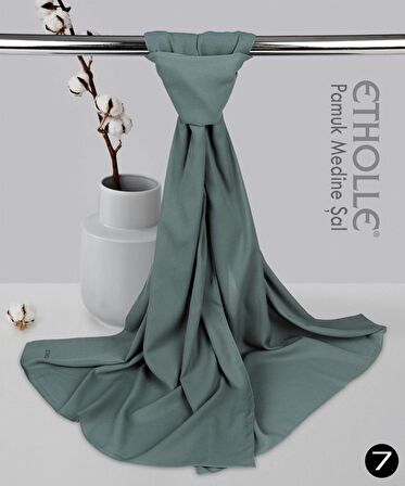 Alcanavm Etholle Pamuk Medine İpeği Şal