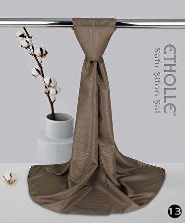 Alcanavm Etholle Safir Şifon Şal