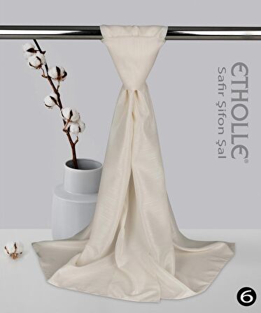 Alcanavm Etholle Safir Şifon Şal