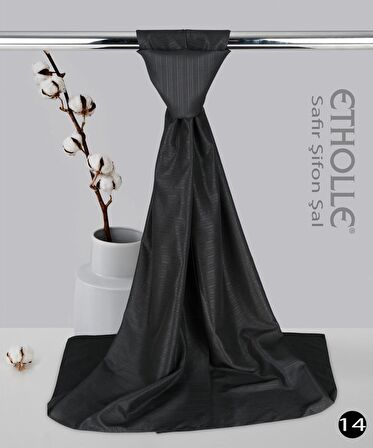 Alcanavm Etholle Safir Şifon Şal