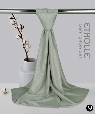 Alcanavm Etholle Safir Şifon Şal