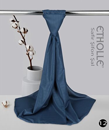 Alcanavm Etholle Safir Şifon Şal