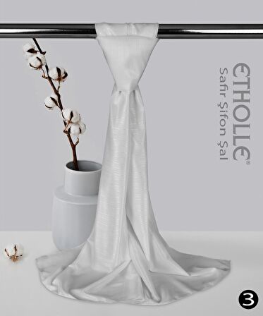 Alcanavm Etholle Safir Şifon Şal