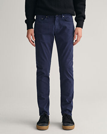 GANT Erkek Lacivert Slim Fit Jean