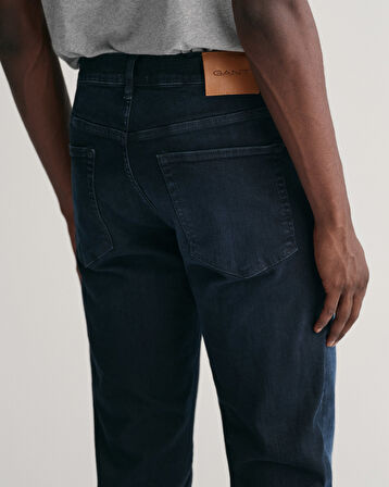 GANT Erkek Lacivert Extra Slim Fit Active Recover Jean