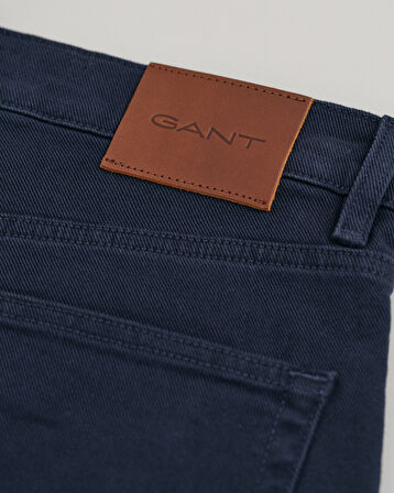 GANT Erkek Lacivert Slim Fit Pantolon