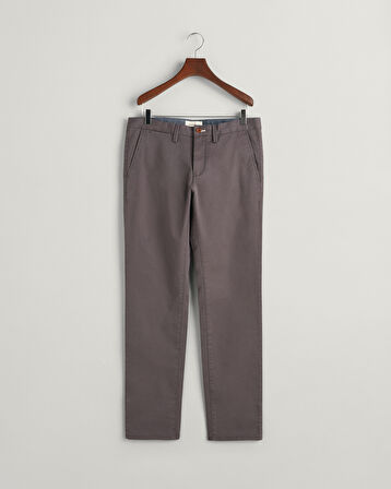 GANT Erkek Gri Slim Fit Chino Pantolon