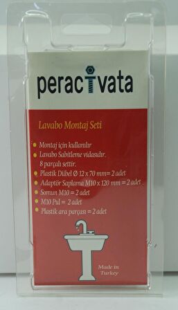 PERACİVATA LAVABO MONTAJ SETİ