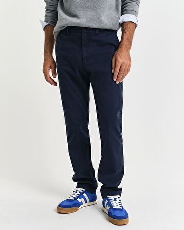 GANT Erkek Lacivert Slim Fit Pantolon