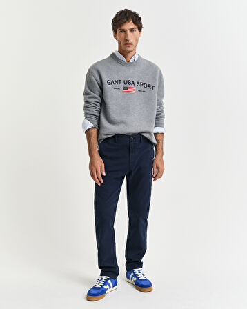 GANT Erkek Lacivert Slim Fit Pantolon