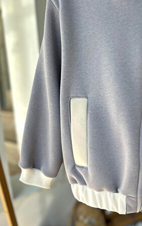 Erkek Çocuk 3iplik  Şardonlu Kışlık Uzun Kollu Fermuarlı Hırka