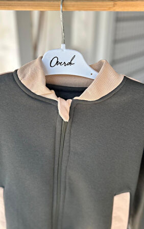 Erkek Çocuk 3iplik  Şardonlu Kışlık Uzun Kollu Fermuarlı Hırka