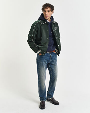 GANT Erkek Lacivert Regular Fit Kapüşonlu Sweatshirt