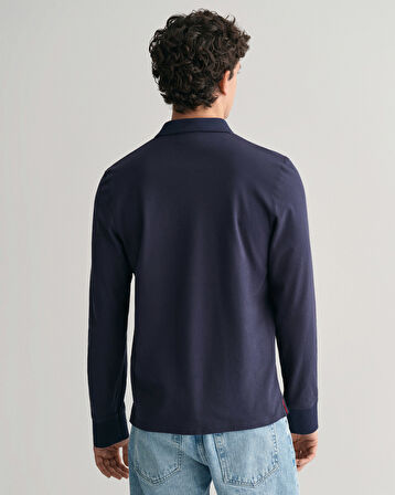 GANT Erkek Lacivert Regular Fit Polo