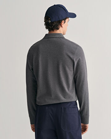 GANT Erkek Gri Regular Fit Polo