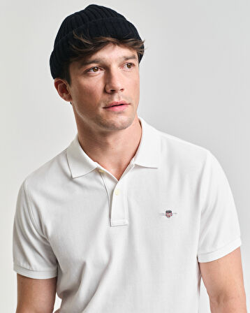GANT Erkek Beyaz Regular Fit Polo