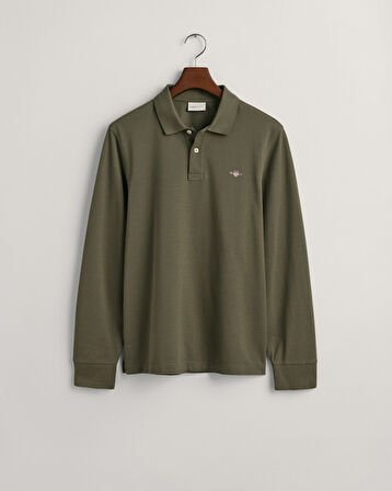 GANT Erkek Yeşil Regular Fit Polo