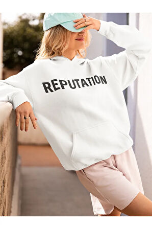 Taylor Swift Reputation Baskılı Unisex Oversize Şarkıcı Hoodie