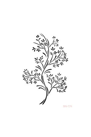 Bn174 25x35 Bn Serisi Stencil Stensil Kalıp Şablon Plantilla Polsefset