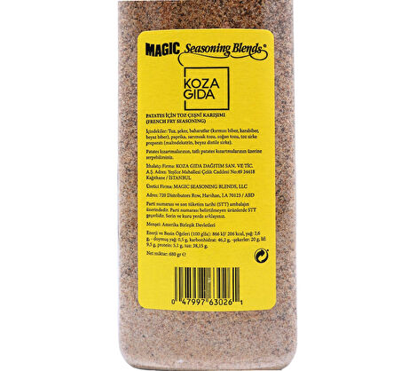 French Fry Baharatı Magic 680 Gr