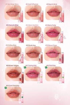 Kalıcı, Pigmentli, Parlak Bitişli Tint PERIPERA Ink Mood Glowy Tint 13 Berry Pretty (Peritage)