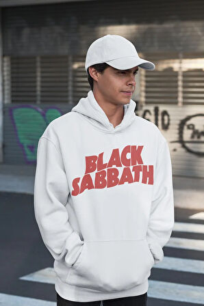 Black Sabbath Heaven And Hell Baskılı Unisex Oversize Müzik Grubu Hoodie