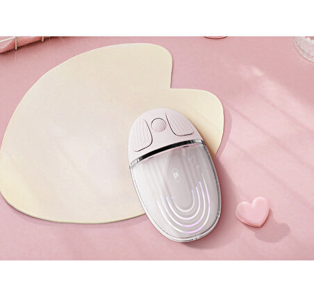 Leptop İpod Uyumlu Windows kablosuz Wıreless Pembe mouse Sessiz Ofis Mause fare (1200DPİ + 2.4G)